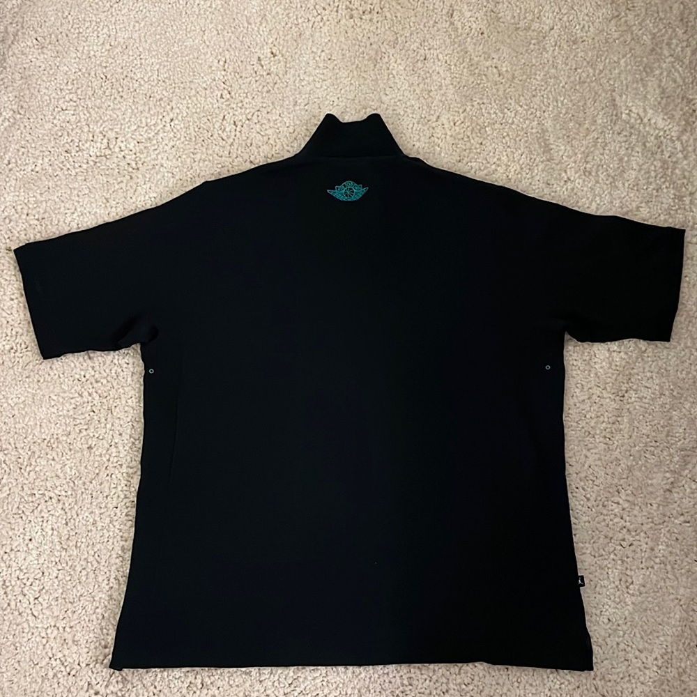 Vintage Men’s Jordan Black Polo Shirt, Size 4XL